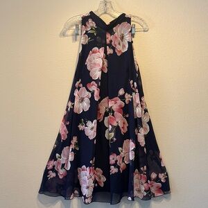 Floral Navy Dress